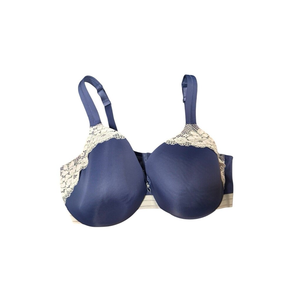 Cacique Lane Bryant Sz 40F Blue Lightly Lined Full Coverage‎ Bra 2906